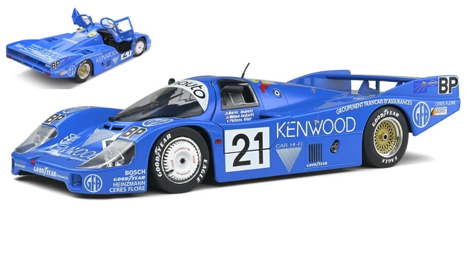 Modellino auto scala 1:18 Solido PORSCHE 956 Le mans diecast racing modellismo - Immagine 1 di 1