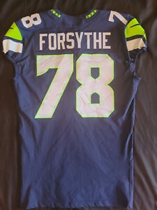 Stone Forsythe Seattle Seahawks Game Worn Used Jersey - Team COA - Photomatched