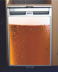 Waeco CRX50 Vinyl Fridge Sticker Wrap Print - Pint Of Beer - Picture 1 of 1