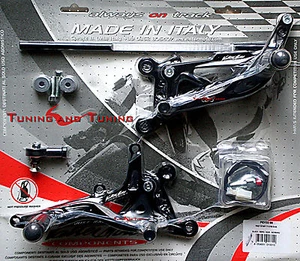 PEDANE VALTERMOTO TIPO 1.5 PER YAMAHA YZF R6 600 2003 2004 2005 (PEY33) - Foto 1 di 1