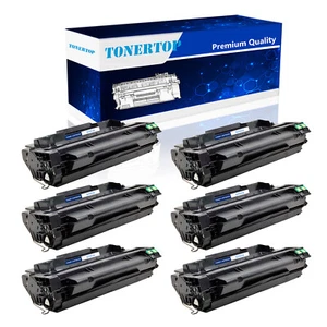 6 Pack 51A Q7551A Toner Cartridge Fits for HP LaserJet P3005n MFP M3027x M3035xs - Picture 1 of 20