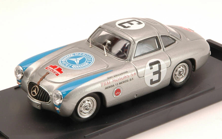Mercedes 300 SL Coupe' #3 2nd Carrera Mexico 1952 Lang / Grupp 1:43 Model BANG - Immagine 1 di 1