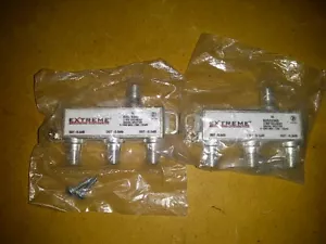 NEW 2 lot High Quality 3-Way Cable TV Antenna Splitter 5-1002 MHz rg6 coax  - Picture 1 of 2