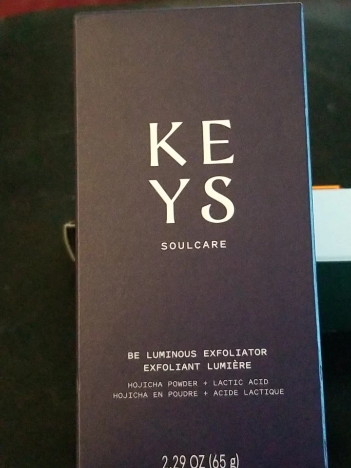 Keys Soulcare Be Luminous Exfoliator Powder Lactic Acid 2.29oz/65g Full SZ NIB - Image 1 of 1