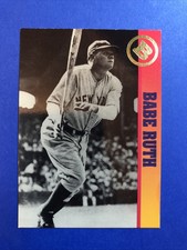 1993 Ballstreet News Baseball Greats Babe Ruth All Time New York Yankees HOF NM