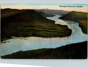 Vtg Alaska AK Wrangell Narrows Mitkof Kuprenof Islands 1910s Postcard - Bild 1 von 2