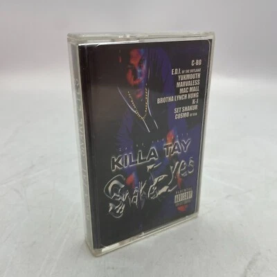 Killa Tay ‎Snake Eyes Cassette Album US 2000 Edition VG/VG+ Gangsta Hip Hop - Image 1 of 4
