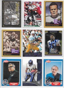 1988 Swell Sid Gillman Signed Card San Diego Chargers HOF