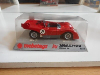 Mebetoys Ferrari 312 PB en rouge au 1:43 en boite - Photo 1/2
