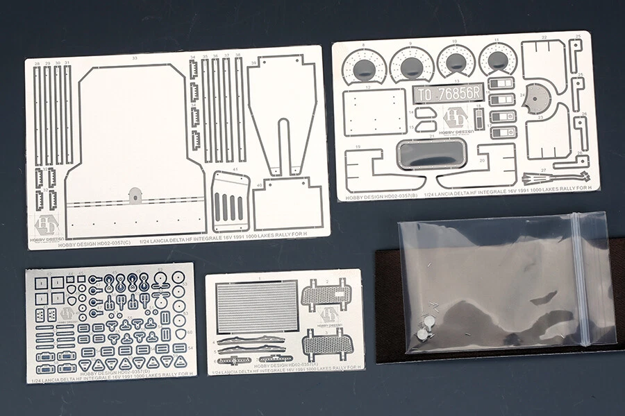 Hobby Design 1/24 Delta HF Integrale 16V 1991 1000 Lakes Rally Detail Set - Image 1 of 1