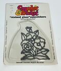 Vintage Makit & Bakit Stained Glass Suncatcher New In Package Pansy 674