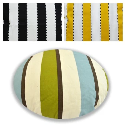 Flat Round Shape Cover*A-Grade Cotton Canvas Floor Seat Chair Cushion Case*LL5 - Image 1 of 2