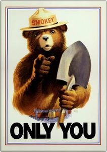 Magnet - Only You Vintage Smokey The Bear Poster Repro - 2,5" x 3,5" - #31560 - Bild 1 von 2
