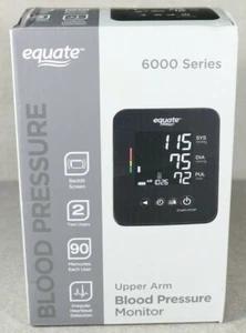 Equate 6000 Series Upper Arm Blood Pressure Monitor - Picture 1 of 6