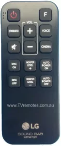 AKB74815301 Genuine Original LG Sound Bar Remote Control LAS453B NEW - Picture 1 of 2