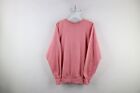 Vintage 70S Streetwear Womens Size Medium Blank Crewneck Sweatshirt Pink Usa