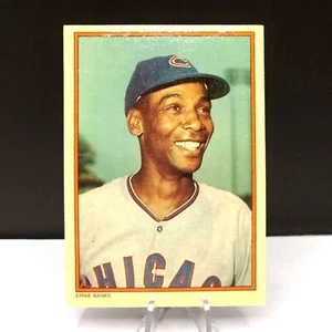 1985 Topps Circle K All Time Home Run Kings - Ernie Banks #10 Chicago Cubs - Imagen 1 de 2
