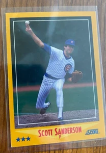 1988 Score #544 Scott Sanderson - Picture 1 of 2