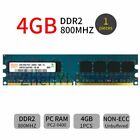 4GB 2GB 1GB DDR2 PC2-6400U 800MHz 2Rx8 240Pin Desktop DIMM Memory For Hynix LOT