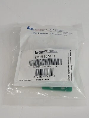 L-COM DGB15MT1 DB15 MALE CONNECTOR FOR FIELD TERMINATION FACTORY SEALED NEW sp51 - Image 1 of 2