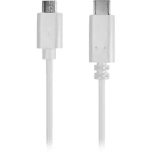 iEssentials Micro-USB to USB-C Charge and Sync Cable - 1-Meter, White (25 Pack) - Picture 1 of 2