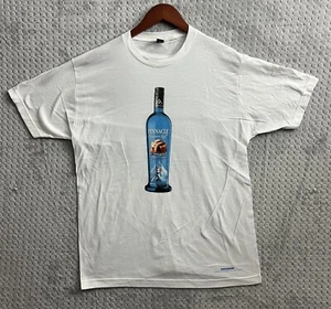 PINNACLE VODKA CINNABON T SHIRT MENS LARGE L -WHITE- SHORT SLEEVE VINTAGE CREW - Picture 1 of 7
