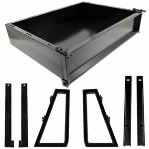 Carro de golf Yamaha GTW kit de caja de carga de acero negro para carro Yamaha Drive2 | 2017-up - Imagen 1 de 5