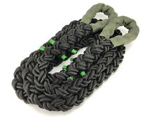 32mm Black Nylon Kinetic 19 Tonne Recovery Tow Rope 4 x 4 Heavy Duty - 10 Metres