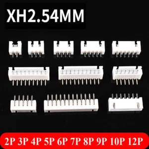 2.54mm 2/3/4/5/6/7/8/9/10/12Pin Housing JST-XH Adapter Cable Connector Socket - Picture 1 of 75