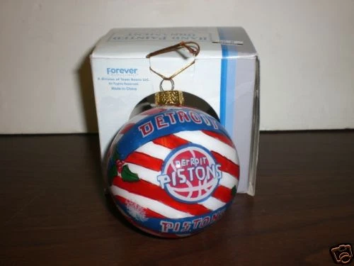 Detroit Pistons Forever Collectibles Painted Ornament - Image 1 of 1