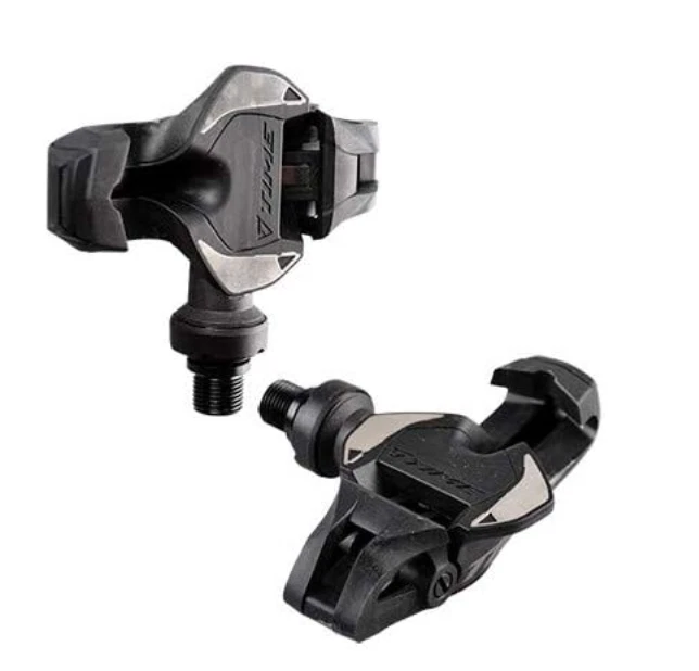 New Time XPRO 10 Juego de pedales de ciclismo para bicicleta de carretera sin clip con tacos negro/gris Foto 1 de 4