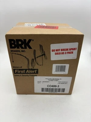 Lot Of 3 Brand New First Alert Carbon Monoxide Alarm 1039718 CO400-3 - Image 1 of 4