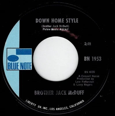 Funk Jazz Mod Organ BROTHER JACK McDUFF "Down Home Style" BLUE NOTE Mint Stock - Image 1 of 2