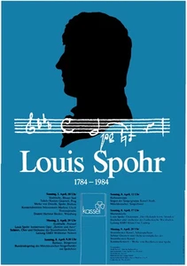 Louis Spohr 1784 - 1984 / Plakatentwurf: Reinhard Matthäus. Veranstalter: 148022 - Bild 1 von 1