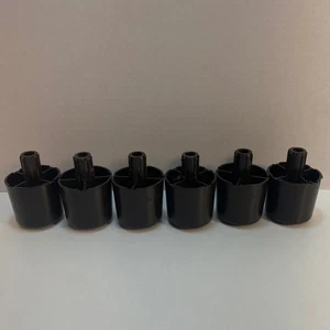 Tapas de patas de muebles marrones de 6 piezas pies parte inferior para silla mesa sofá protección - Imagen 1 de 7