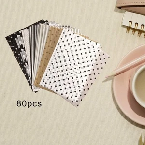80x Bouquet Packaging Paper Polka Dot Pattern Waterproof Thin Floral Wrapping - Picture 1 of 7