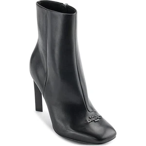 Karl Lagerfeld Paris Women's Vica Heeled Bootie Ankle Boot as 10 M black - Picture 1 of 8