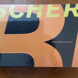 Paula Scher Make It Bigger 2002 Hardcover Graphic Design Art First Edition - Picture 1 of 4