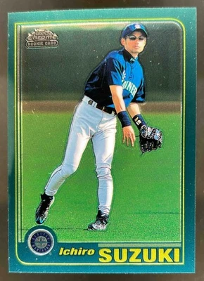 Ichiro Suzuki 2001 Topps Traded & Rookies cromo novato RC #T266 Mariners Foto 1 de 2