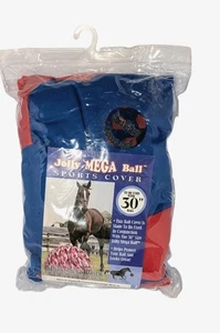 Horsemen’s Pride Jolly Mega Ball Copertura Sportiva Rosso Blu Calcio Cavallo Gioco 30" NUOVO - Foto 1 di 12