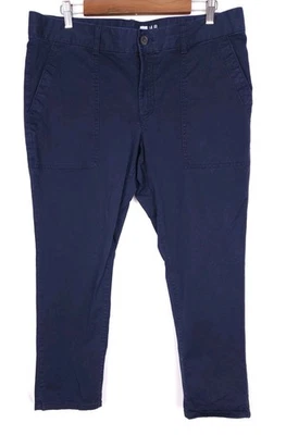 Pantalones elegantes rectos Gap talla 14R clásicos azul marino para novia  Foto 1 de 4