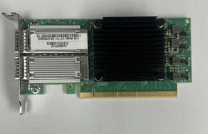 IBM Mellanox ConnectX-5 100GbE CX556N 2x QSFP28 IBM 01FT742 LP PCIe 4.0 NIC - Picture 1 of 5