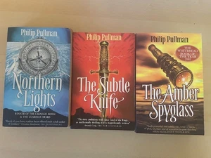 His Dark Materials Trilogy Philip Pullman Paperback Matching Set Northern Lights - Picture 1 of 2