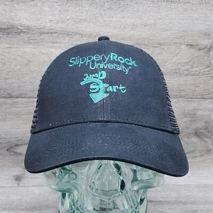 Gorra de béisbol Slippery Rock University ajustable negra bordada - Imagen 1 de 8