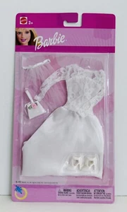 Barbie 2002 Hochzeitskleid weiß Braut in Verpackung Anzugschuhe 68065 neuwertig #1 - Bild 1 von 5