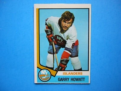 1974/75 O-PEE-CHEE NHL HOCKEY CARD #375 GARRY HOWATT ROOKIE EX/NM SHARP OPC  - Image 1 of 2