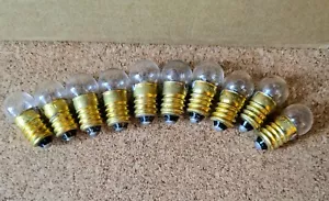 10 x 12V 2.2W 987 BRASS SCREW BULB LAMP - CLASSIC CAR MOTORBIKE  DASHBOARD GAUGE - Picture 1 of 10