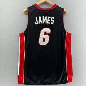 Adidas NBA Miami Heat Lebron James Trikot #6 Schwarz Gr. 54 Neu mit Etikett Streetwear Ball - Bild 1 von 11