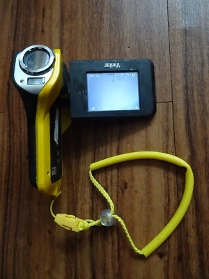 VIVITAR 850W 8.1MP yellow Underwater Digital Video Recorder, battery/charge £150 - Image 1 of 4