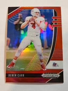 Derek Carr - 2020 Prizm Draft Prizms Red Insert Card - Picture 1 of 2